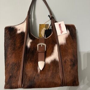 Cowhide cavalcanti bag